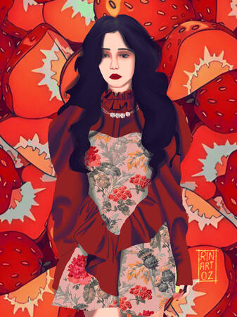 Strawberry Girl